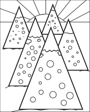 FREE Printable Christmas Tree Coloring Page for Kids