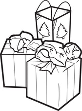 FREE Printable Christmas Presents Coloring Page for Kids