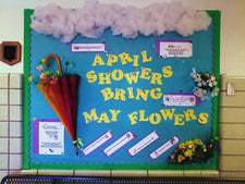 April Showers... - Spring Bulletin Board