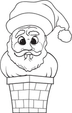 FREE Printable Santa Claus Coloring Page for Kids