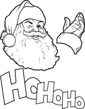 FREE Printable Santa Claus Coloring Page for Kids