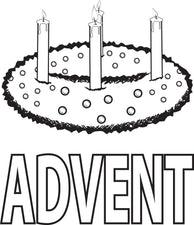 FREE Printable Advent Wreath Coloring Page for Kids