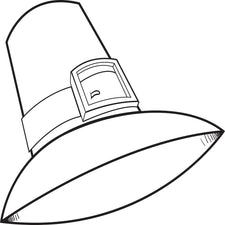 FREE Printable Pilgrim Hat Thanksgiving Coloring Page for Kids