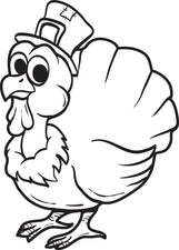 FREE Printable Thanksgiving Turkey Coloring Page for Kids