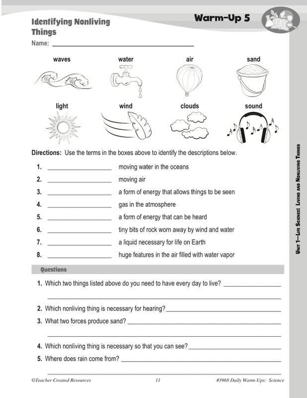 Daily Warm-Ups: Science Grade 3