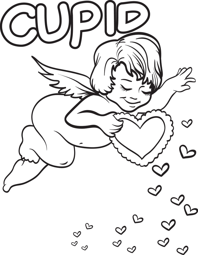 Cupid Coloring Page #5