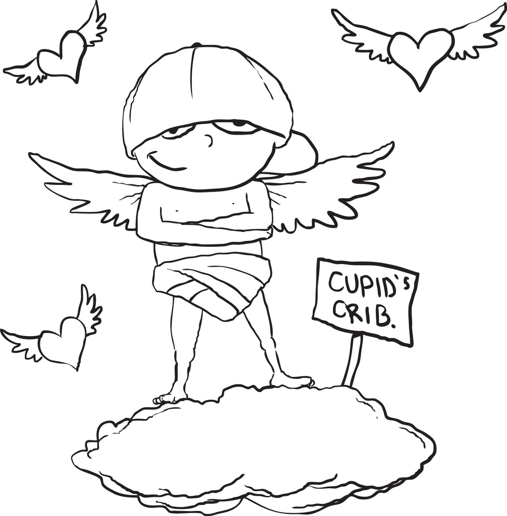 Cupid Coloring Page #8
