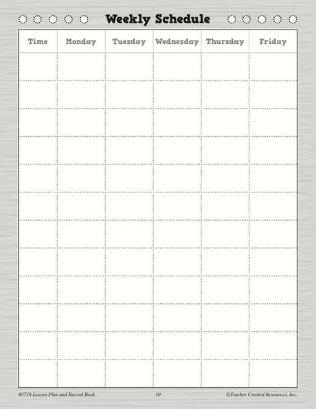 Chalkboard Brights Teacher Plan and Record Book