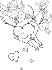 Cupid Coloring Page #9