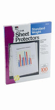 Clear Sheet Protectors, 100 Per Box