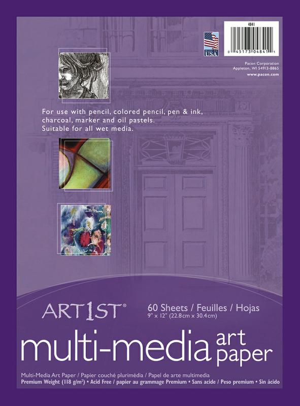 Art1st® Premium Multi Media Art Paper, 9" x 12"