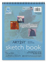 Art1st Sketch Book 9 x 12 30 Sheets White