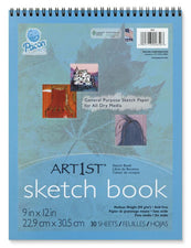 Art1st Sketch Book 9 x 12 30 Sheets White