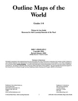 Outline Maps Of The World