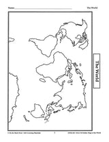 Outline Maps Of The World