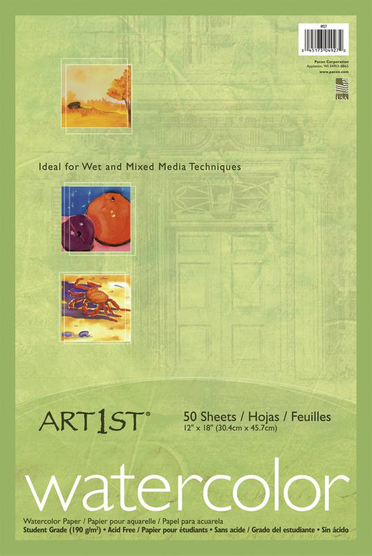 Art1st® Watercolor Paper in Packages, 12" x 18"