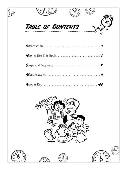 Middle-Gr Math Minutes Gr 6-8