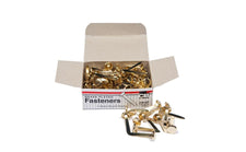 Brass Fasteners 1", 100 Per Box