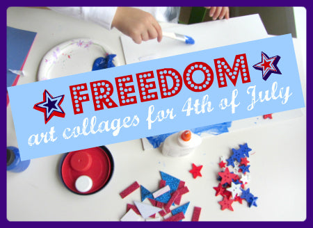 Independence Day Craft - Freedom Collages!