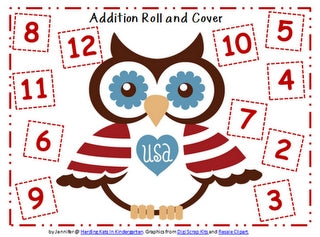 Patriotic Roll and Cover Games