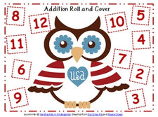 Patriotic Roll and Cover Games