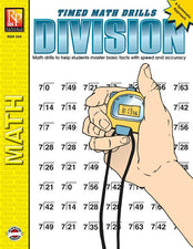Remedia Publications Timed Math Drills Division Activity Book
