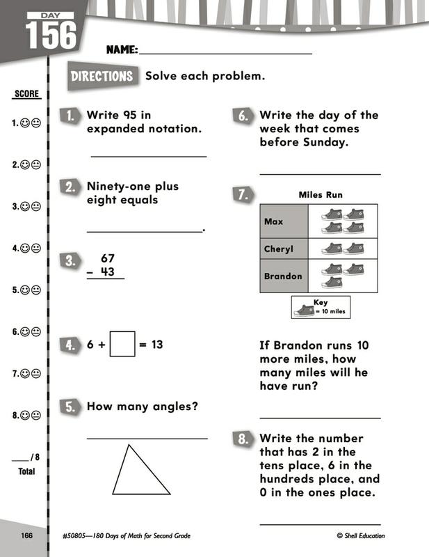 180 Days Of Math Gr 2