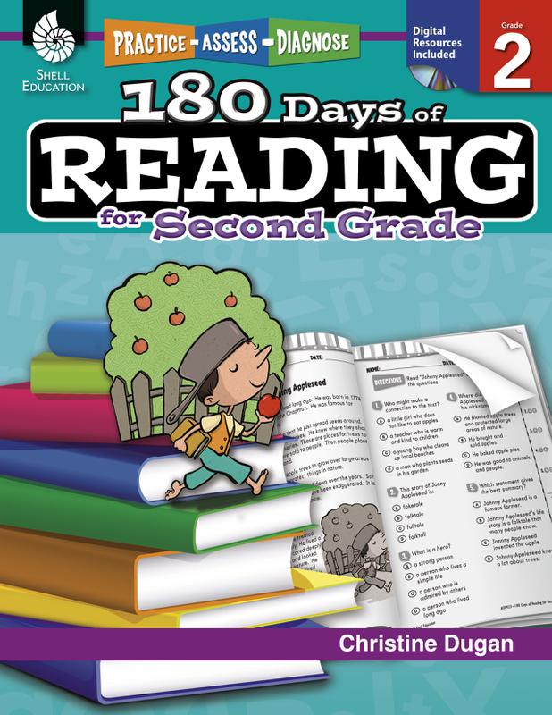180 Days Of Reading Book For Second Grade
