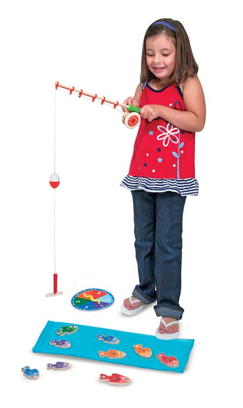 Melissa & Doug Catch & Count Fishing Rod Set