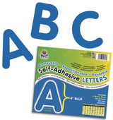 Self-Adhesive Letters, 4" Blue