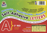 Self-Adhesive Letters, 2" Red