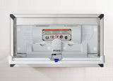 Light Gray Polyethylene Recessed Changing Station with Stainless Steel Frame