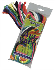 Art Yarn Bright Colors Assortment, 10 Strands, 50'