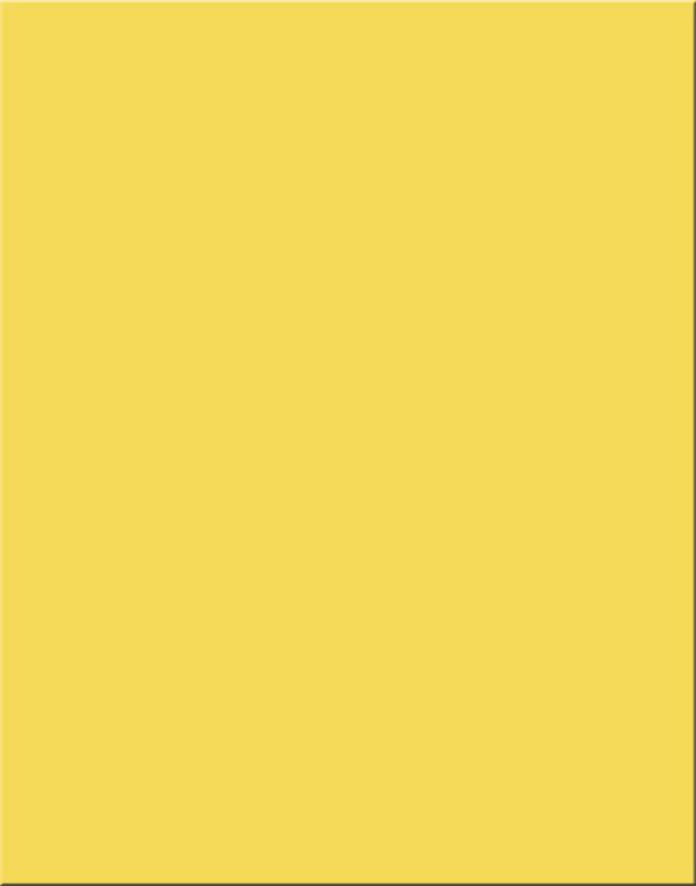 Poster Board, 6-Ply Coated Yellow 