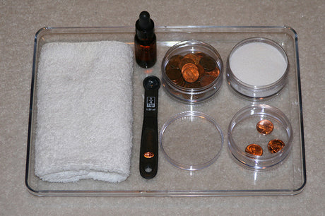 Polishing Pennies for President's Day