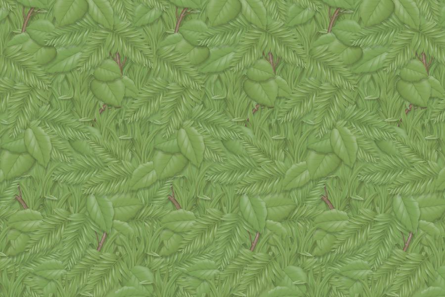 Fadeless® Tropical Foliage Paper, Four 48" x 12' Rolls