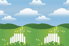 Fadeless® Landscape Paper, Four 48" x 12' Rolls