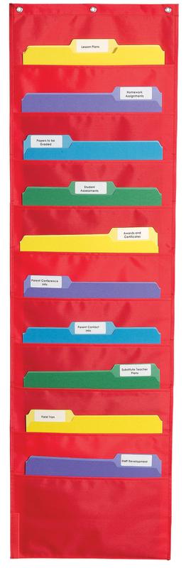 File Folder Storage Pocket Chart