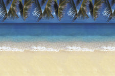 Fadeless® Tropical Beach Paper, Four 48" x 12' Rolls