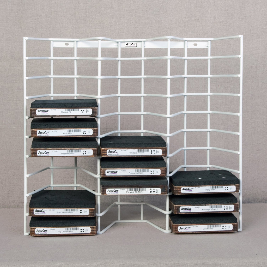 Deluxe Metal Wire Puzzle Storage Rack for 12 Small and Large