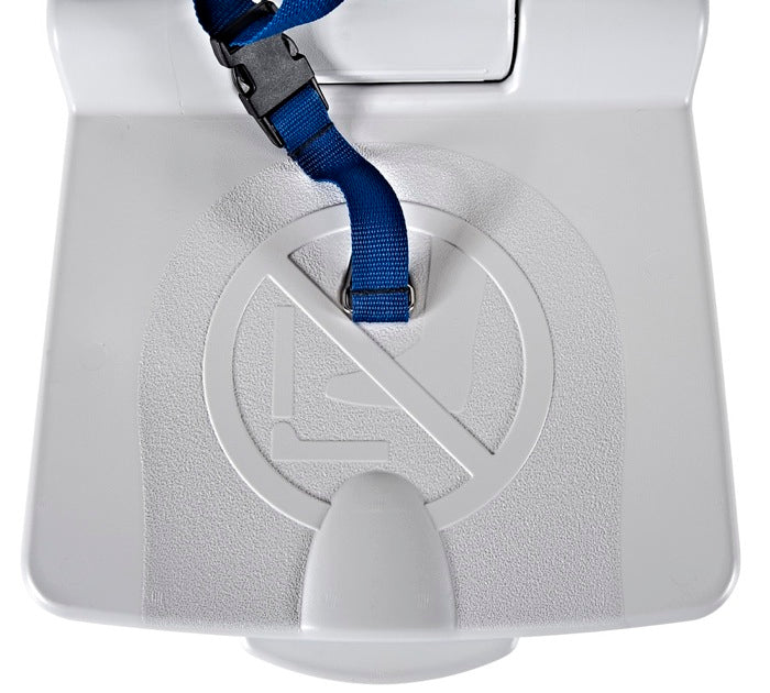 Polyethylene Toddler Wall Seat, Light Gray