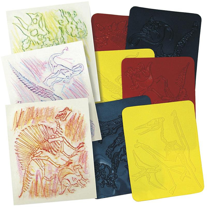 Dinosaur Rubbing Plates