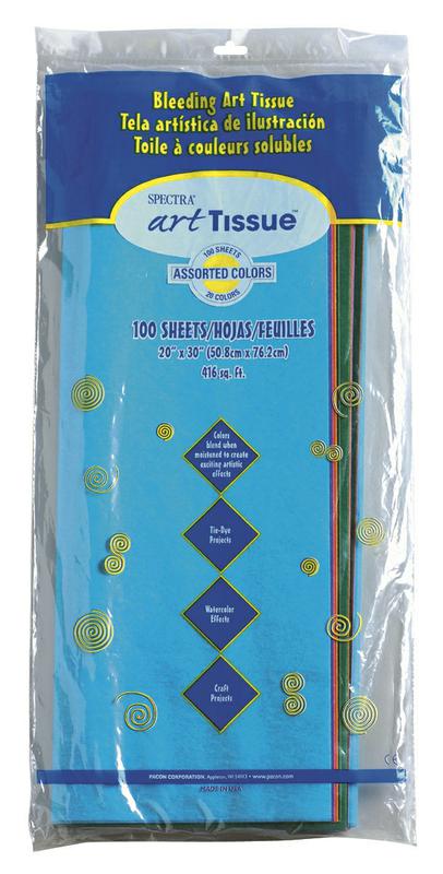 Spectra® Deluxe Art Tissue&trade; Assortment, 20" x 30", 100 Sheets