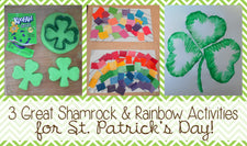 3 Great Shamrock & Rainbow Activities for St. Patrick's Day!