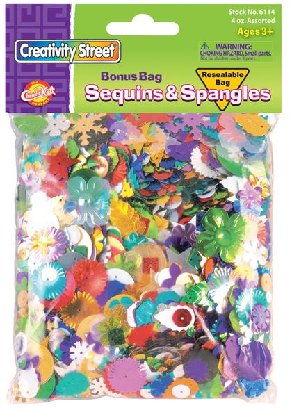 Sequins and Spangles - 4 Oz Bag