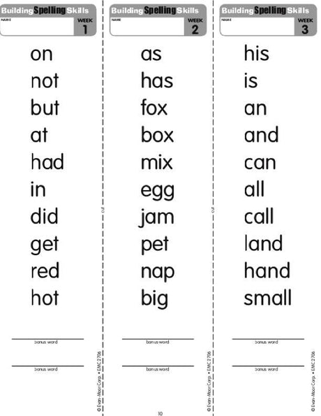 Building Spelling Skills, Grade 2