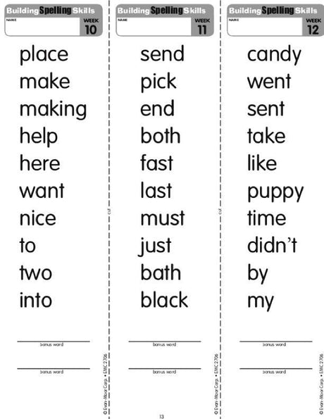Building Spelling Skills, Grade 2