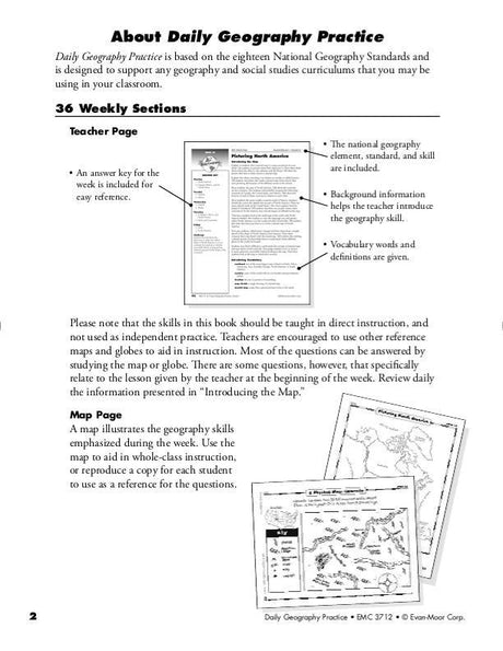 Daily Geography Practice, Grade 3