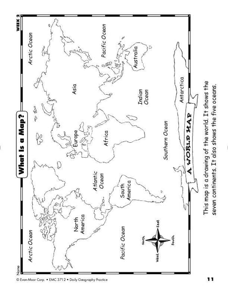 Daily Geography Practice, Grade 3