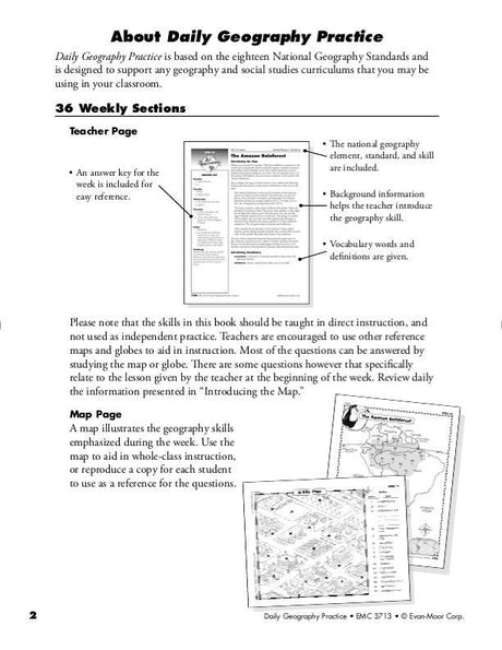Daily Geography Practice, Grade 4